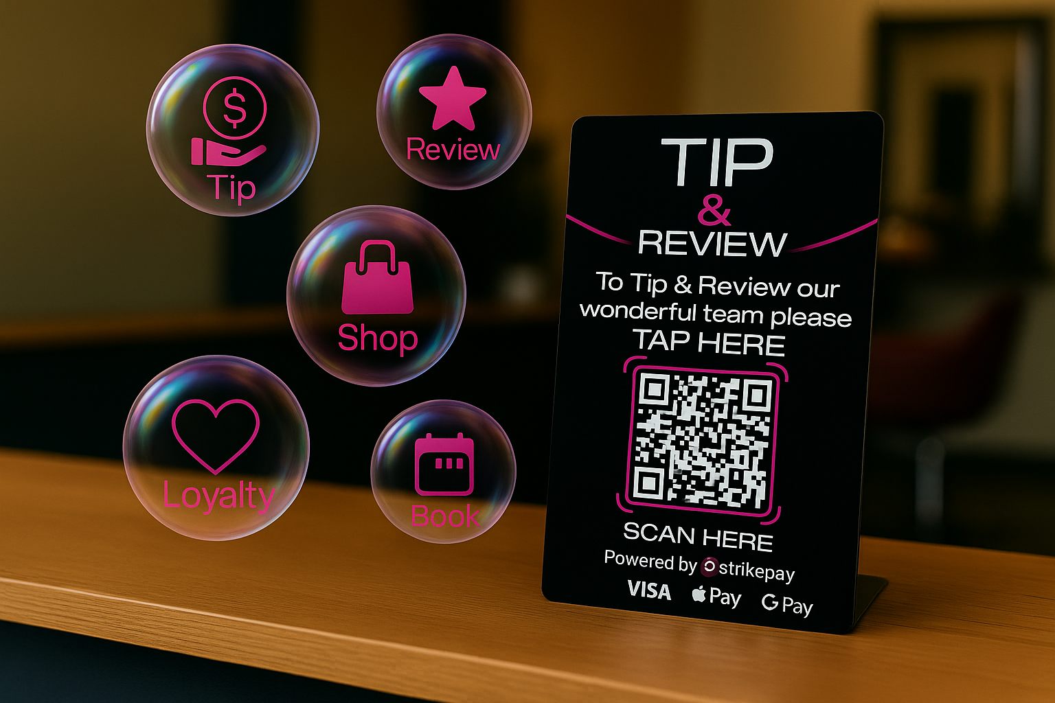 Connecting tips with digital technology